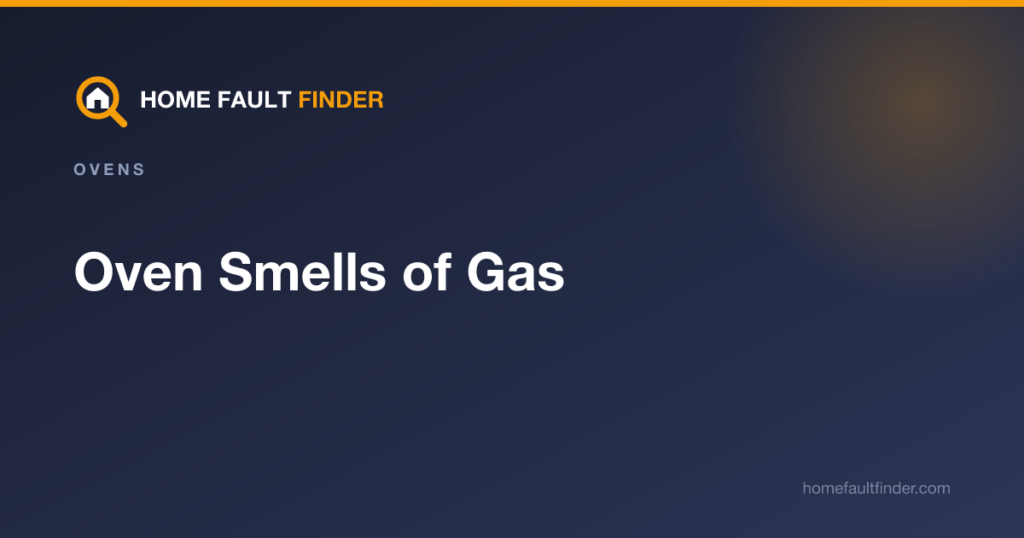 Oven Smells of Gas: What to Do Immediately
