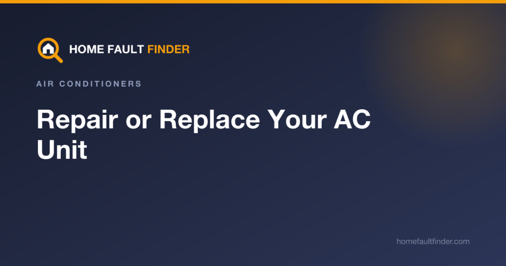 Repair or Replace Your AC Unit: A Cost Comparison