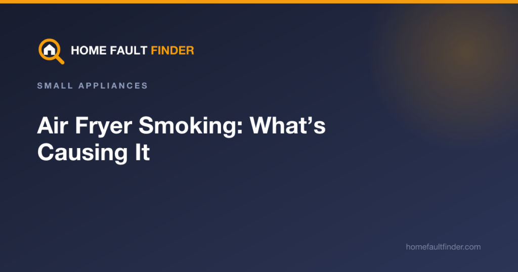 Air Fryer Smoking: What’s Causing It
