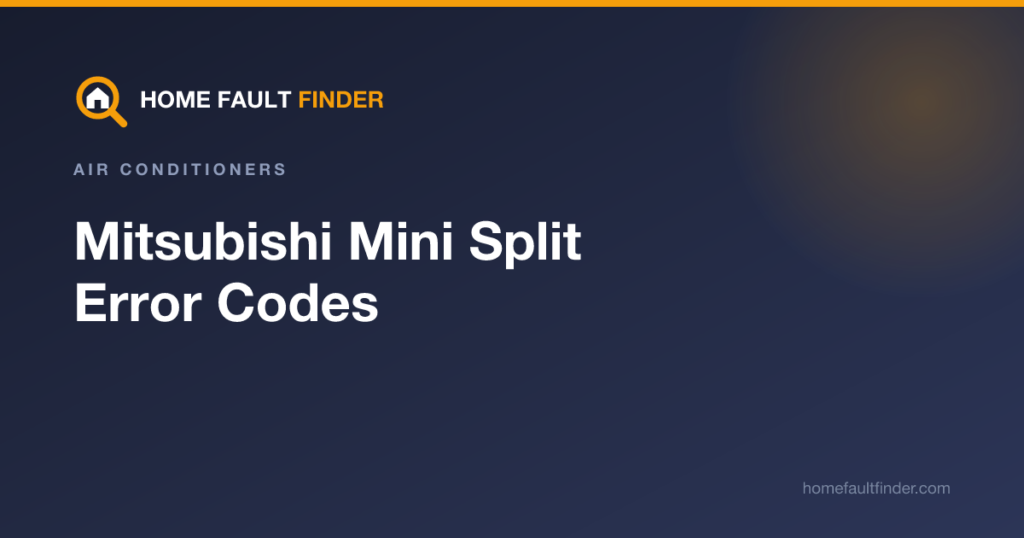 Mitsubishi Mini Split Error Codes: What They Mean
